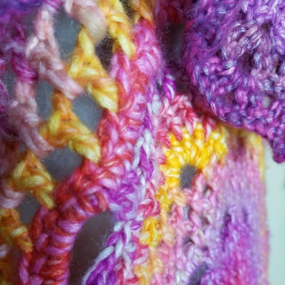 SOLD OUT Bohemian Rainbow Maxi Mandala Cardigan - Picture 5 of 10